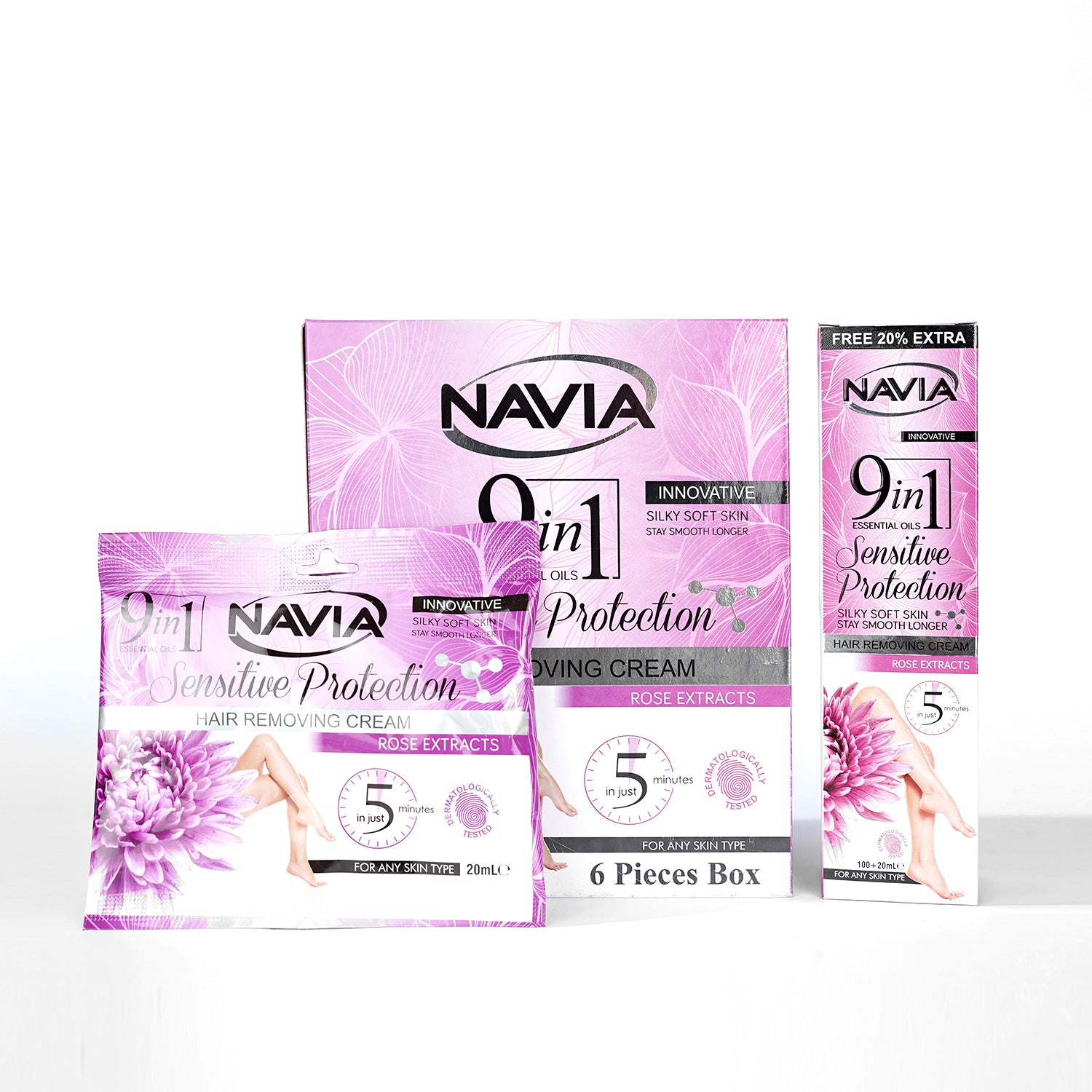 Navia Hair Removal Cream(Rose Extracts)